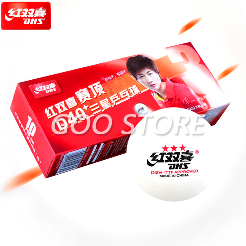 Table Tennis Hong Kong - DHS bintang 3 D40 + bola