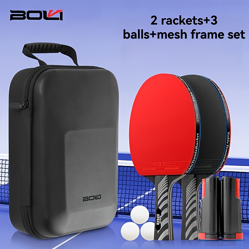 Table Tennis Touch - Set Raket Tenis Meja Boli Dua-Paddle