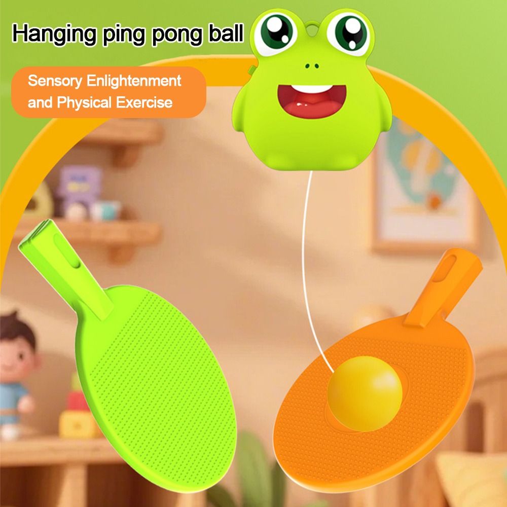 Table Tennis Cartoon - Pelatih Tenis Meja Anak-anak Interaktif Orangtua-anak