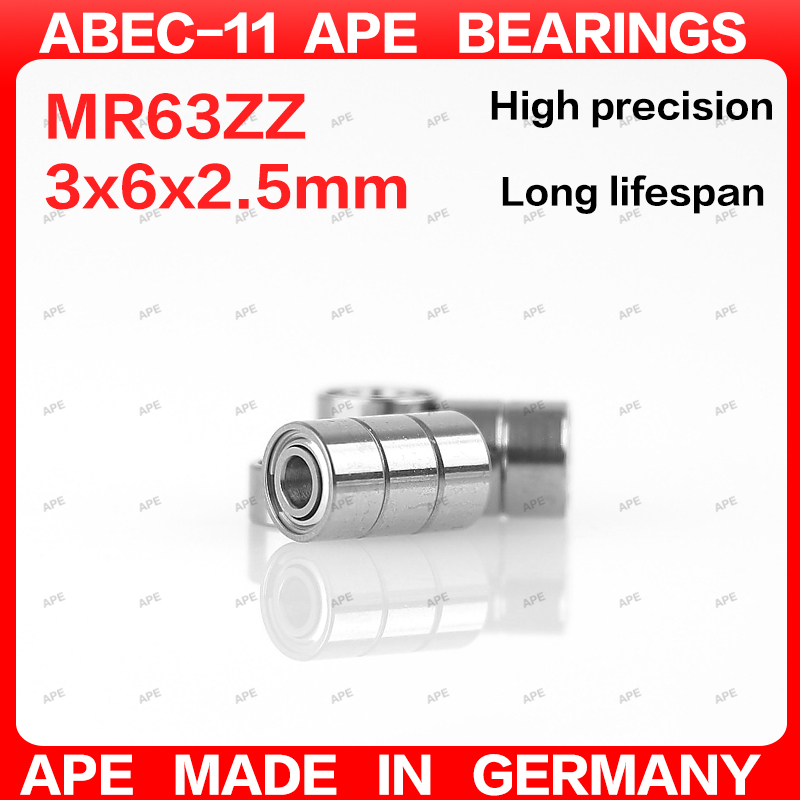 Table Tennis 11 - 10-100pcs ABEC-11 Jerman APE MR63ZZ 673ZZ