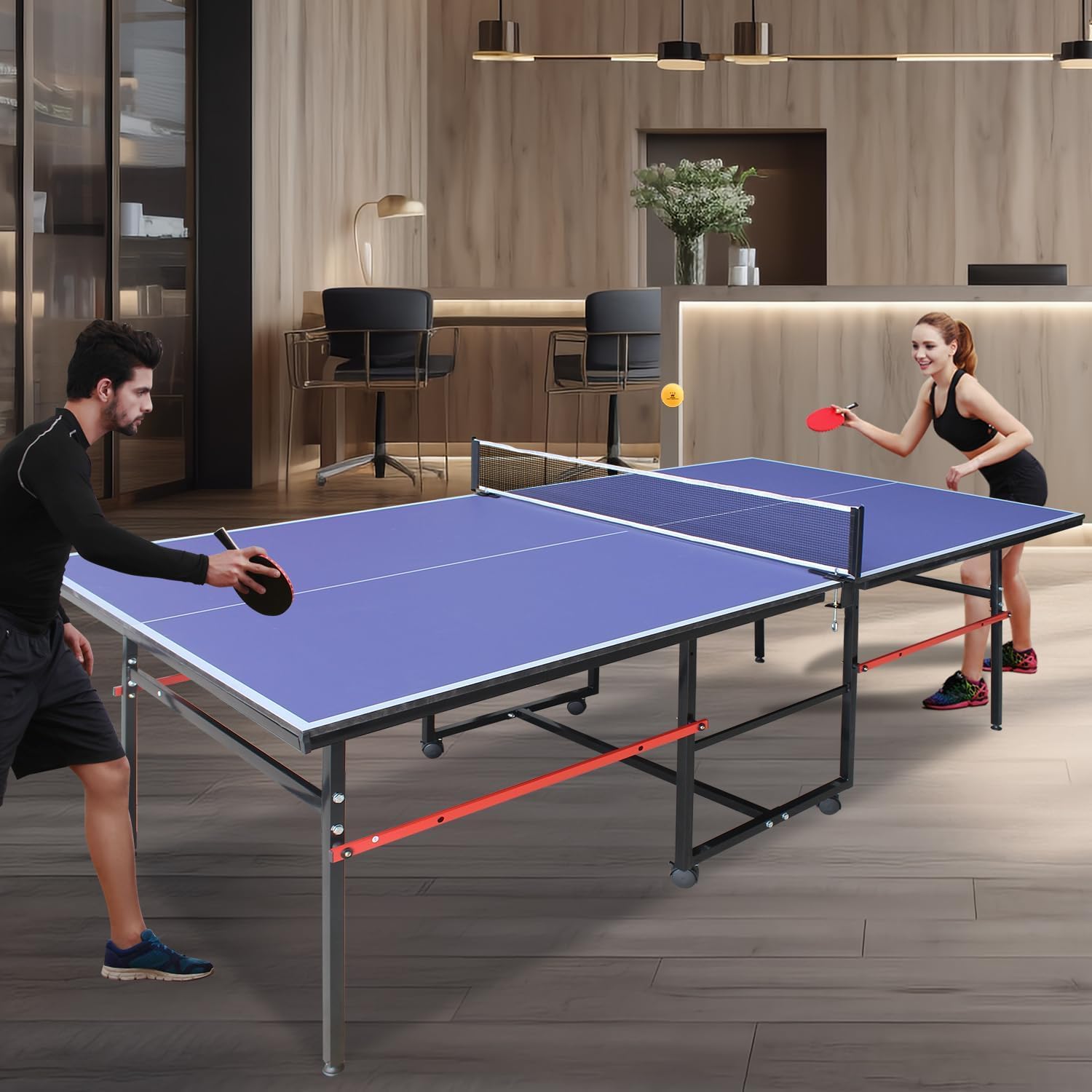 Meja Ping Pong Portabel 8 kaki - Table Tennis Hong Kong ulasan dan harga