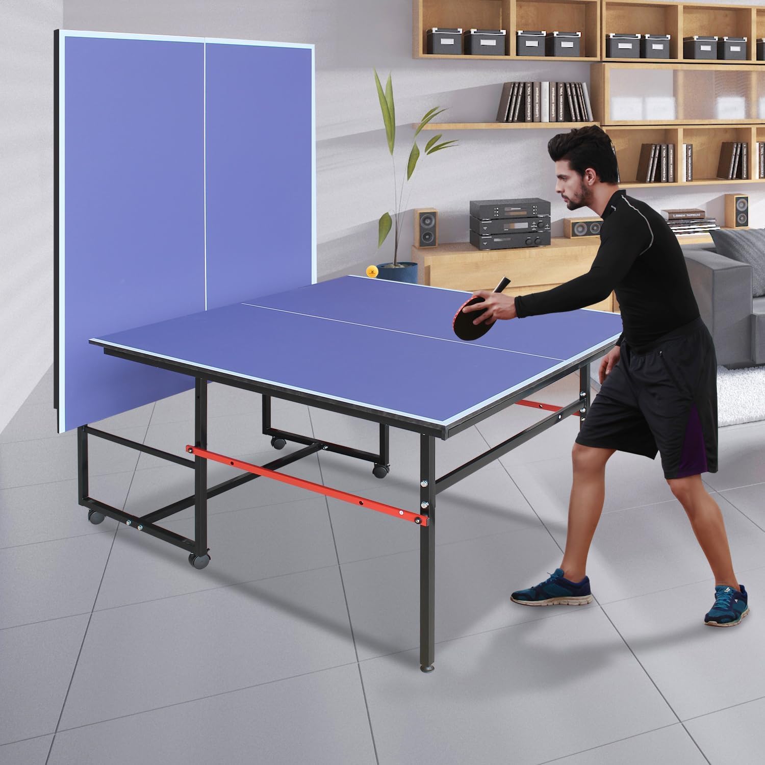 Meja Ping Pong Portabel 8 kaki - Table Tennis Hong Kong ulasan dan harga
