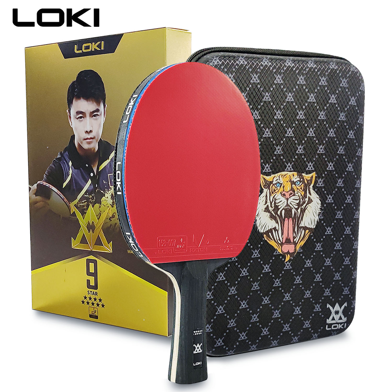 LOKI raket tenis meja 9 Star,  - Table Tennis Zone ulasan dan harga