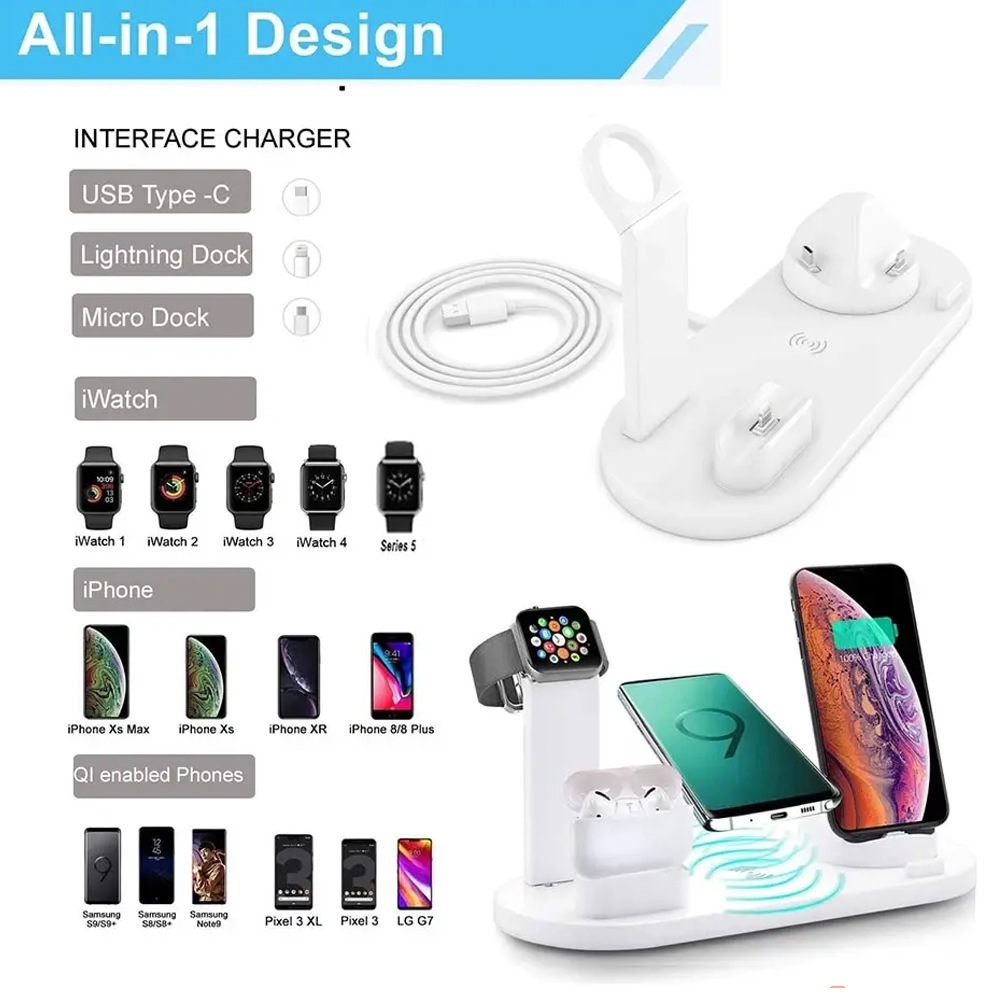 30W 7 in 1 Wireless Charger St - Table Tennis 11 ulasan dan harga