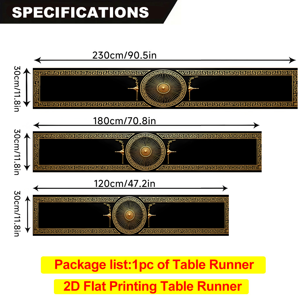 Taplak Meja Motif Emas Elegan  - Table Tennis Zone ulasan dan harga