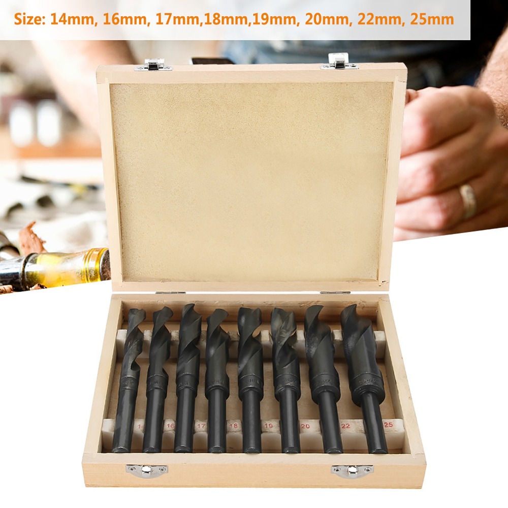 8 Buah Mata Bor HSS 14-25Mm Ta - Table Tennis Zone ulasan dan harga