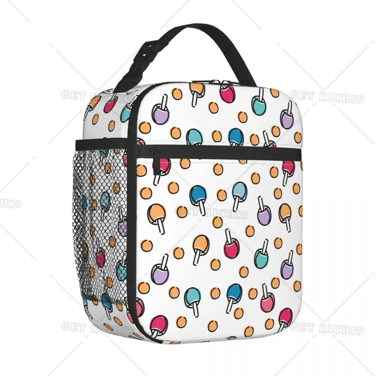 Tas Makan Siang Terinsulasi un - Table Tennis Cartoon ulasan dan harga