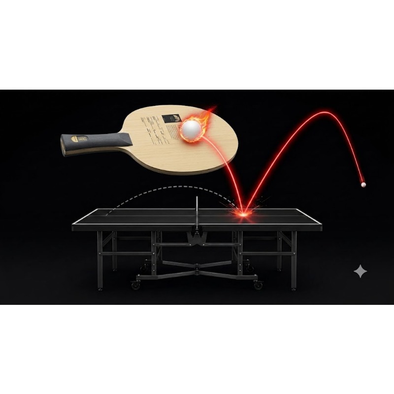 SANWEI T5000 Blade Tenis Meja, - Table Tennis Intermediate Level ulasan dan harga